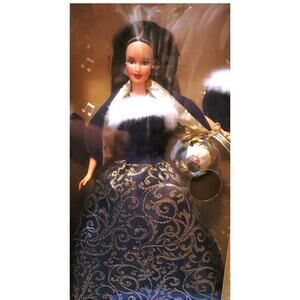 Vintage 2001 Ring in the New Year Holiday Barbie NIB